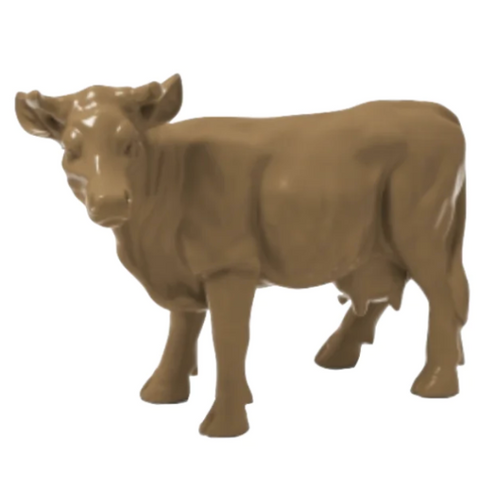 Statue Vache Animaux Resine - 50cm - Marron
