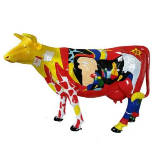 Statue Vache Animaux Resine - 225cm - Picasso