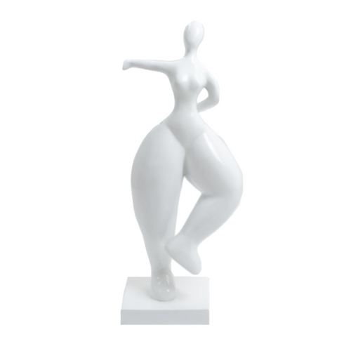 Statue Femme Nana Oeuvre Resine - 135cm - Blanc