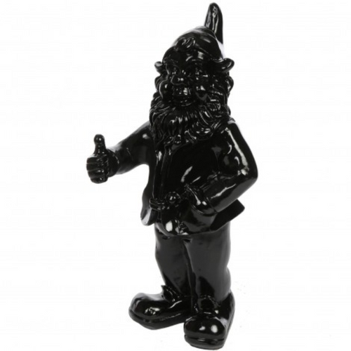 Statue de Nain en Résine - 30 cm - Édition Noire