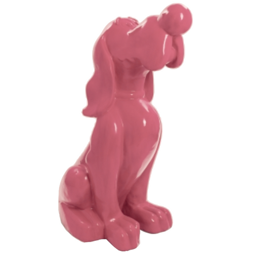 Statue Chien Snoopy Animaux Resine - 160cm - Rose Clair