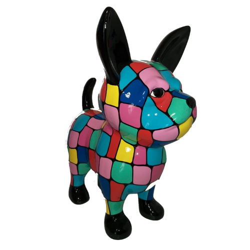 Statue Décorative Chihuahua en Résine - 50cm - Dragibus