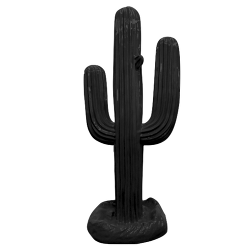 Statue en Résine Cactus Animal - 185cm - Couleur Noire