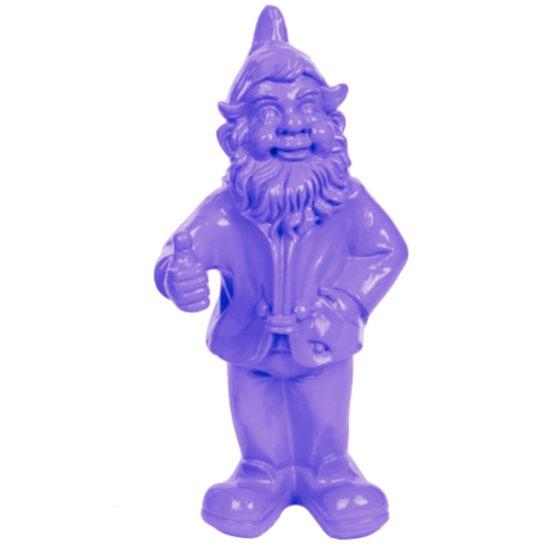 Statue de Nain en Résine - 30 cm - Couleur Violet Élégante