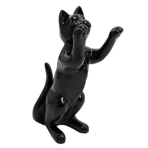 Statue de Chat en Résine - 55cm - Couleur Noire