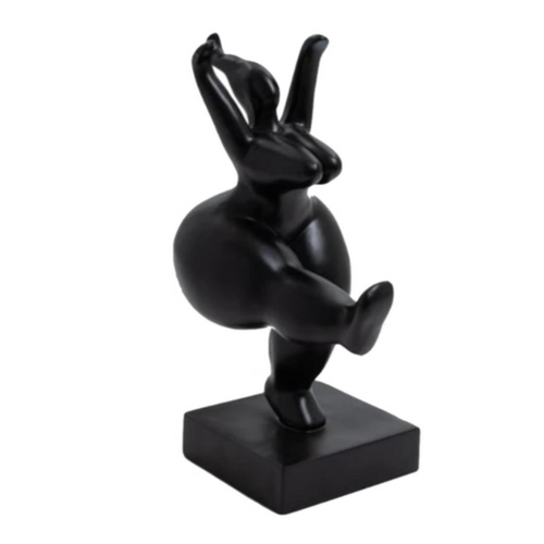 Statue Femme Nana Oeuvre Resine - 55cm - Noir