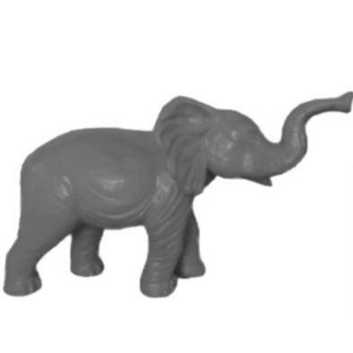 Statue Elephant Animaux Resine - 185cm - Gris