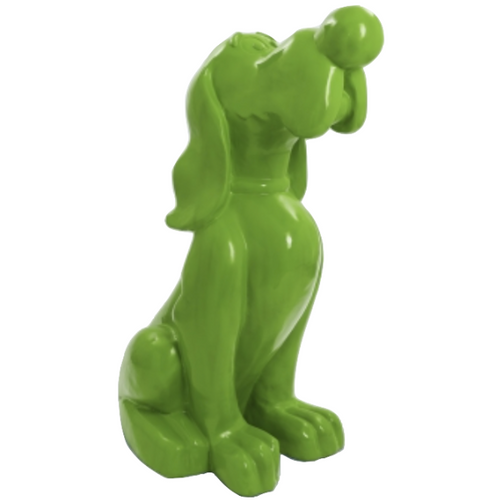 Statue Géante de Snoopy en Résine - 160 cm - Couleur Vert Pomme