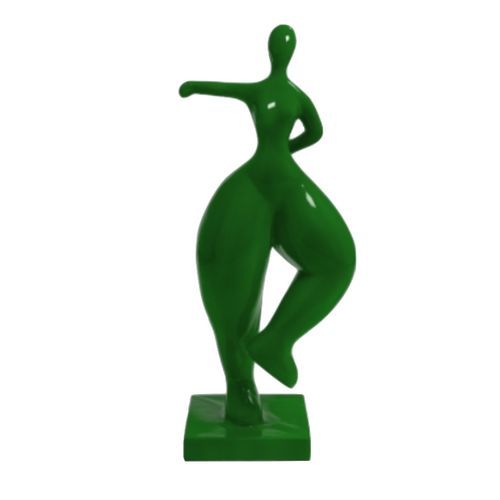 Statue Femme Nana Oeuvre Resine - 85cm - Vert