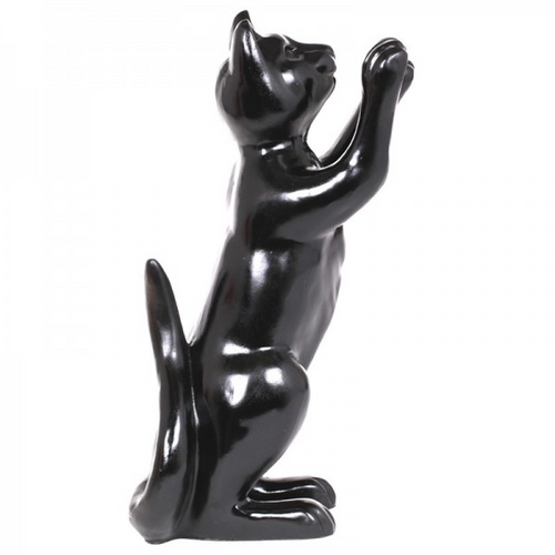 Statue de Chat en Résine - 55cm - Couleur Noire