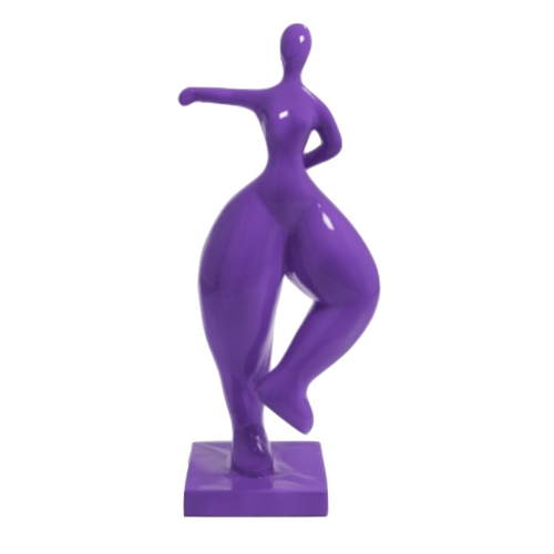 Statue Femme Nana Oeuvre Resine - 135cm - Violet