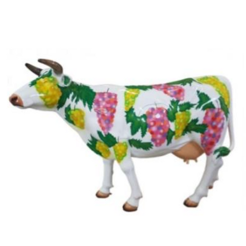 Statue Vache Animaux Resine - 225cm - Raisin