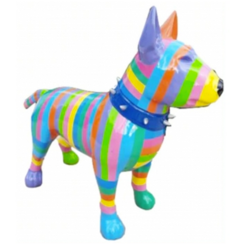 Statue Chien Bull Terrier Animaux Resine - 110cm - Berlingot