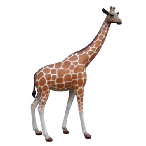 Statue de Girafe en Résine - 320 cm - Finition Naturelle