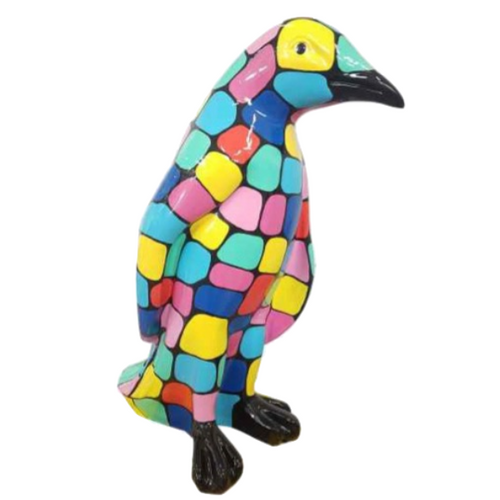 Statue de Pingouin en Résine - 120 cm - Art Animalier Unique