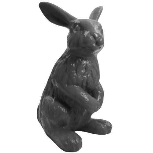 Statue Lapin Animaux Resine - 115cm - Gris