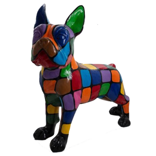 Statue Chien Bouledogue Francais Animaux Resine - 180cm - Dragibus