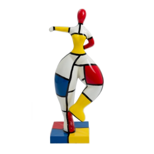 Statue Femme Nana Oeuvre Resine - 85cm - Mondrian