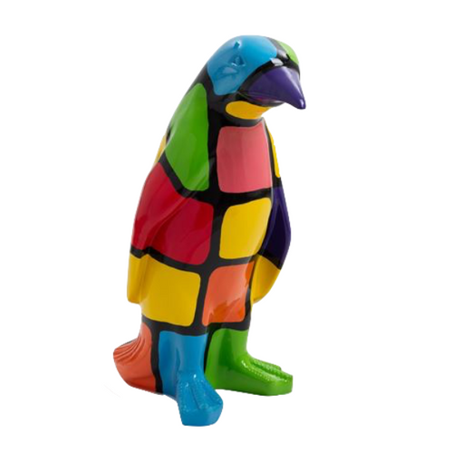 Statue de Pingouin en Résine - 120cm - Dragibus Multicolore