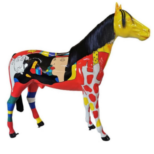 Statue Cheval Animaux Resine - 210cm - Picasso