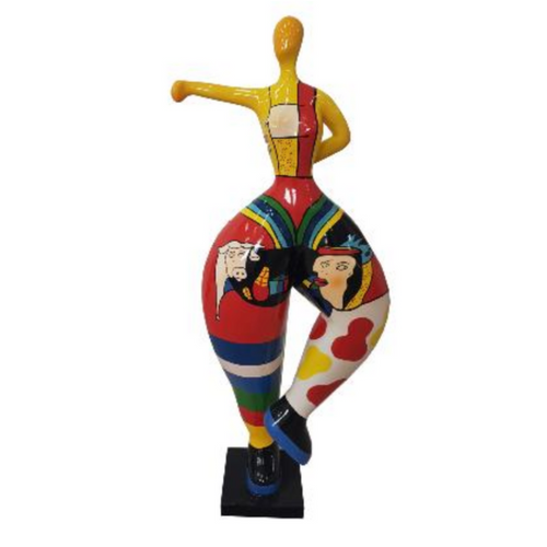 Statue Femme Nana Oeuvre Resine - 135cm - Picasso