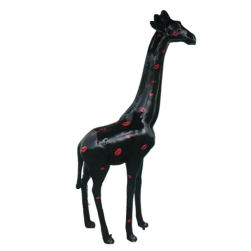 Statue Girafe Animaux Resine - 210cm - Bisous