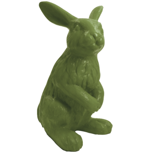 Statue de Lapin en Résine - 115 cm - Couleur Kaki