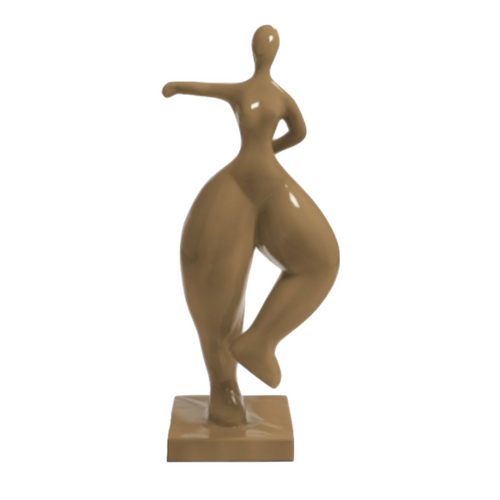 Statue Femme Nana Oeuvre Resine - 85cm - Marron