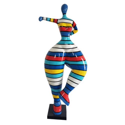 Statue Femme Nana Oeuvre Resine - 85cm - Schtroumpf