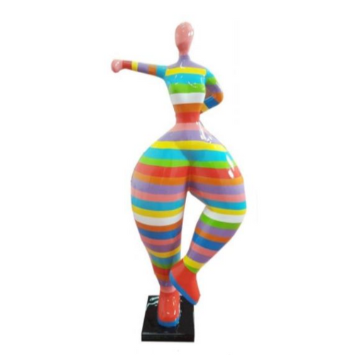 Statue Femme Nana Oeuvre Resine - 85cm - Candy