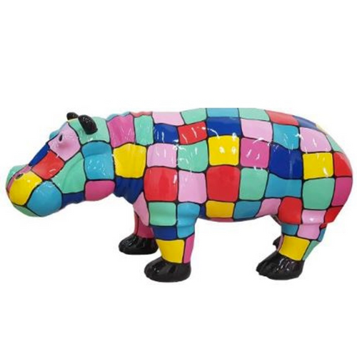 Statue Hippopotame Animaux Resine - 180cm - Dragibus