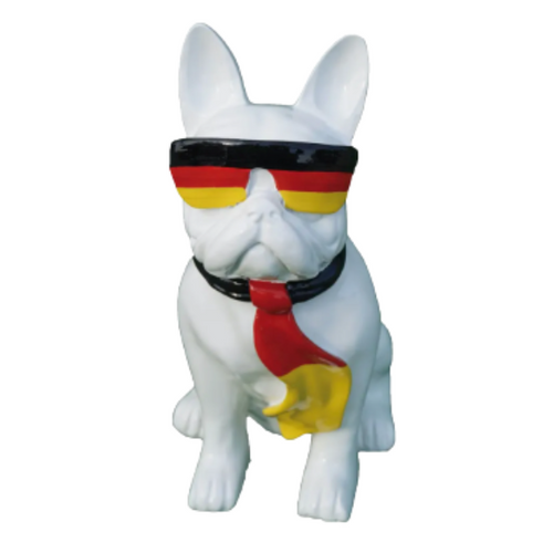 Statue Chien Bouledogue Francais Animaux Resine - 35cm - Allemagne