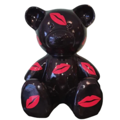 Statue Ours Animaux Resine - 35cm - Bisous