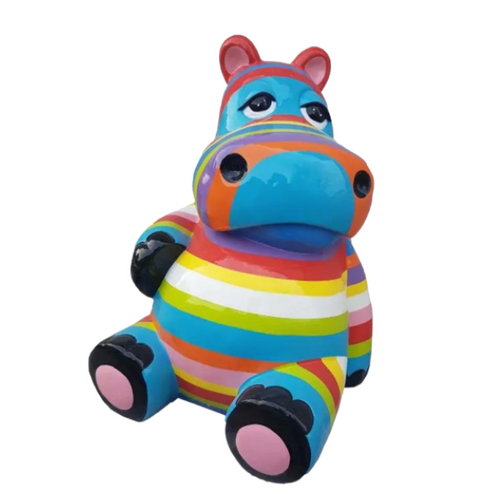 Statue Hippopotame Animaux Resine - 100cm - Berlingot