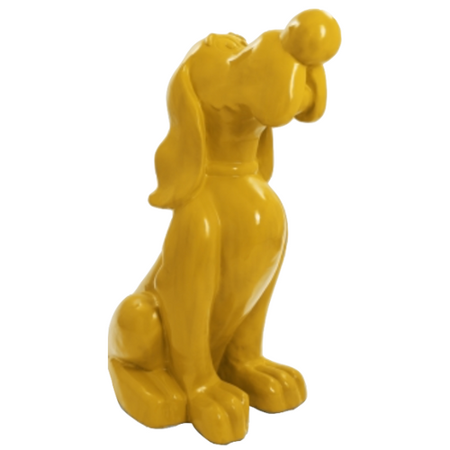 Statue Géante de Chien Snoopy en Résine - 160 cm - Couleur Jaune