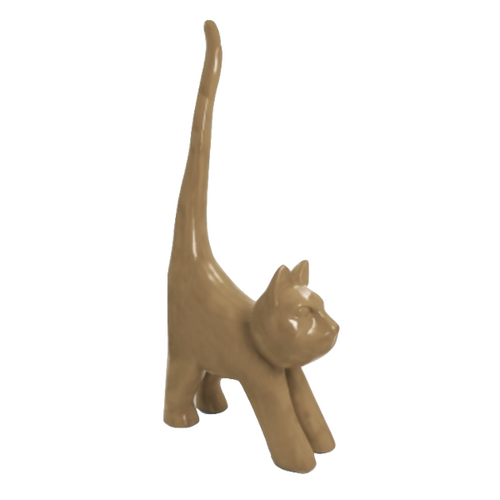 Statue Chat Animaux Resine - 205cm - Marron