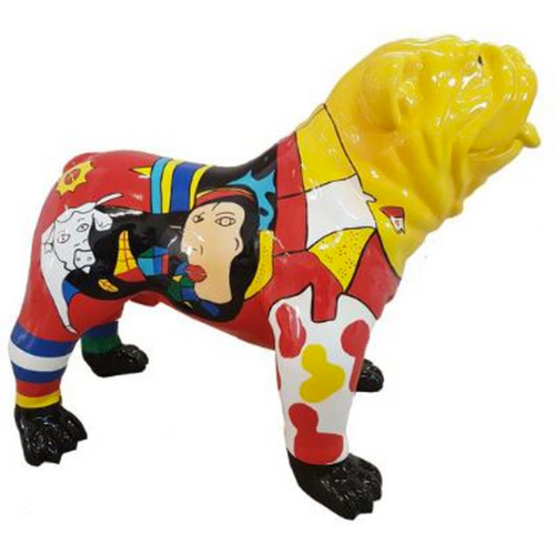 Statue Chien Bouledogue Anglais Animaux Resine - 160cm - Picasso