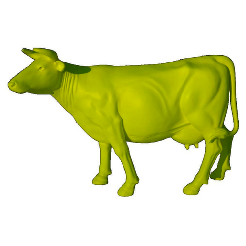 Statue Vache Animaux Resine - 225cm - Vert Pomme