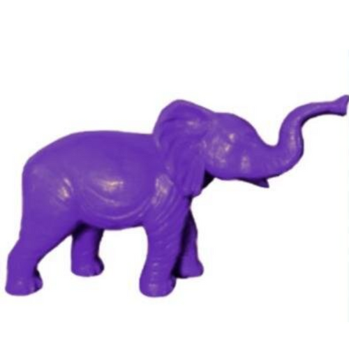 Statue Elephant Animaux Resine - 410cm - Violet