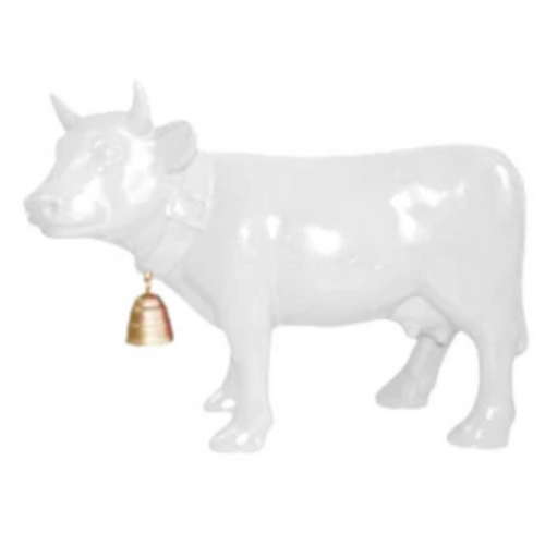 Statue Vache Animaux Resine - 110cm - Blanc