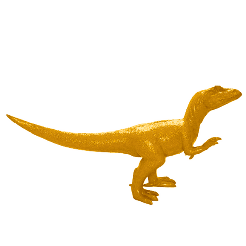 Statue Géante de Dinosaure en Résine - 600cm - Couleur Jaune