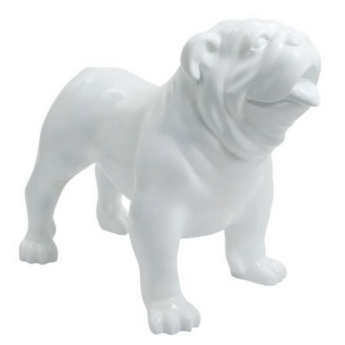 Statue Résine Bouledogue Anglais - 60cm - Élégance et Charme