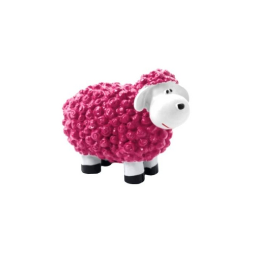 Statue de Mouton en Résine - 40 cm - Couleur Fuchsia