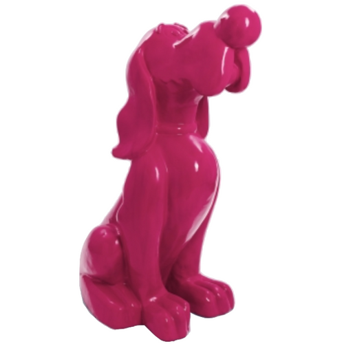 Statue Chien Snoopy Animaux Resine - 160cm - Rose Fushia