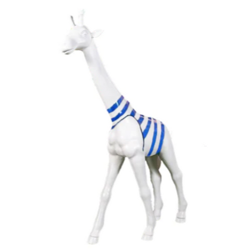 Statue Girafe Animaux Resine - 150cm - Marin Bleu