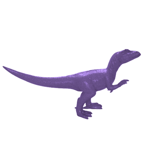 Statue de Dinosaure en Résine - 600 cm - Couleur Violet