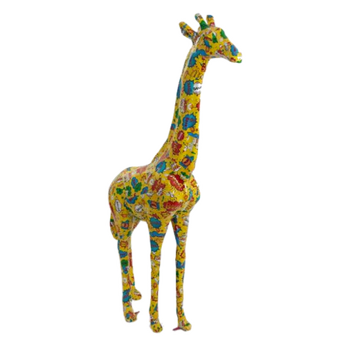 Statue en Résine de Girafe - 210 cm - Art Animalier Exotique