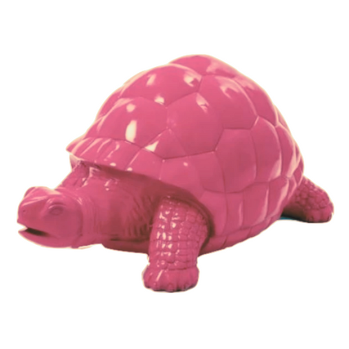 Statue Tortue Animaux Resine - 110cm - Rose Clair