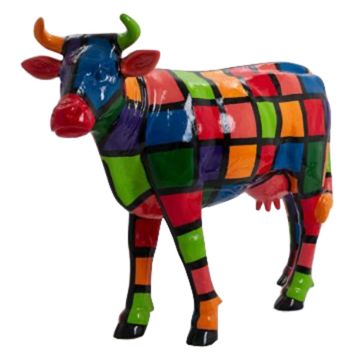 Statue Vache Animaux Resine - 140cm - Dragibus