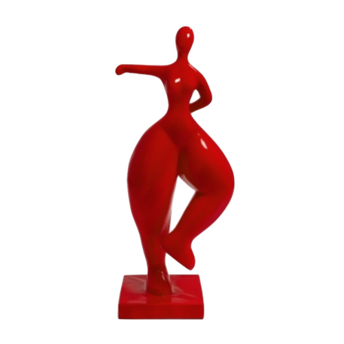 Statue Femme Nana Oeuvre Resine - 135cm - Rouge